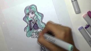Как Нарисовать Твайлу Монстер Хай & Twyla Monster High