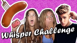 WHISPER CHALLENGE//Мама,Джастин Бибер и Сарделька