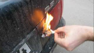 Redneck car lock defrost