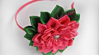Обруч своими руками \ канзаши \ Wrap your hands \ \ kanzashi \ МК \ DIY