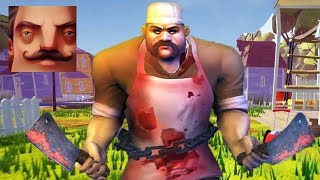 Hello Neighbor - My New Neighbor Scary Butcher 3D Act 2 Hole Gameplay Walkthrough