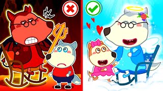 My Grandma With Me and My Sister Don't Feel Jealous | Cartoons for Kids