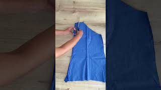 Reciclo JEANS HACER BLUSA SIN MÁQUINA - DIY CLOTHING HACKS - #Shorts