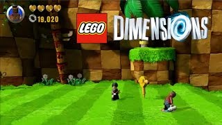 LEGO DIMENSIONS SONIC LEVEL PACK GAMEPLAY (HARRY POTTER, SONIC, GIZMO)!! | GAMESCOM 2016