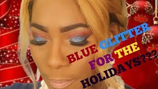 MATURE WOMAN CAN'T WEAR BLUE EYESHADOW OR GLITTER???