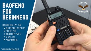Baofeng for Beginners: How to Use Baofeng UV-5R Buttons and More