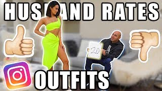 HUSBAND RATES INSTAGRAM OUTFITS | What does he really think?!!