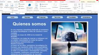 Vinculos en Word y PowerPoint para paginas web