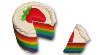 Play-Doh Rainbow Cake