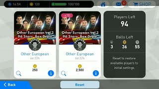 Other Eurpean League 96 Stars Box Draw Vol. 2 PES 2018 Mobile