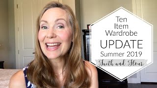 Ten Item Wardrobe Summer 2019 Update | Editing My Capsule Wardrobe | Madame Chic Method