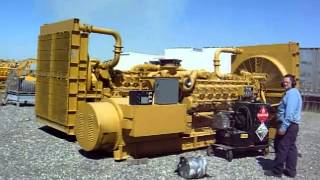 чёткий движок Caterpillar 3516 Test Run - IMP Corporation Item 6497.webm