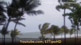 Huracán irma en Republica Dominicana (Primeras imagenes)