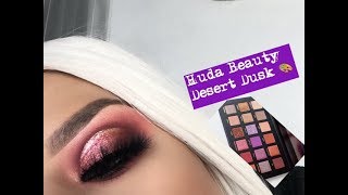 Huda Beauty Desert Dusk Palette Tutorial