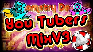 TEXTURE PACK MIX YOUTUBERS V3 | Geometry Dash 2.1 | Android & Steam