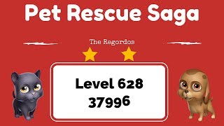 Pet Rescue Saga Level 628 37996 points No Boosters