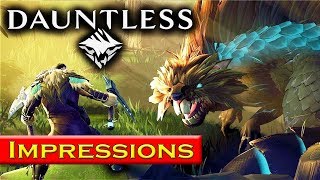 DAUNTLESS, un CONCURRENT sérieux pour MONSTER HUNTER WORLD?