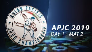 Asia-Pacific Judo Championships Seniors 2019 - Day1-Mat2