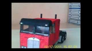 Paper truck model