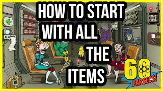 How to start the game with all the items (Space Drill Mode) | 60 Parsecs