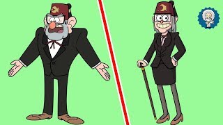 GRAVITY FALLS - TROCA DE GÊNERO (Gravity Falls Gender bender)