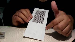 DH Miniature Cardboard Diy Front Screen Door Part 2