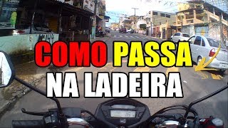 como passar no quebra mola na ladeira de moto [iniciantes]