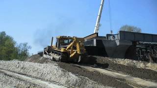 High speed diesel-electric russian tractor DET-250M2