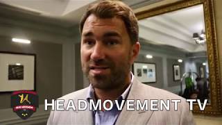 EDDIE HEARN DISCUSSES AMIR KHAN V SAMUEL VARGAS, KHAN V BROOK/PACQUIAO, AJ-POVETKIN, FURY-WILDER