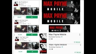 Androidte Max Payne i Ücretsiz İndirmek! Yaptım Oyunun İçine Girince Yüklenmiyor Sorununun Çözümü !