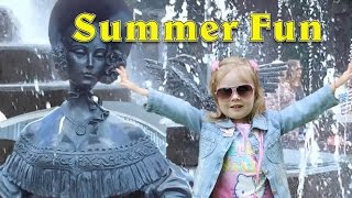 VLOGМинск. Скульптры.Прогулка у фонтана./ Minsk. Sculptures.Walking around the fountain