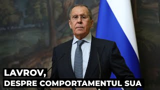 Lavrov a comparat SUA cu un elefant în magazinul de porțelanuri
