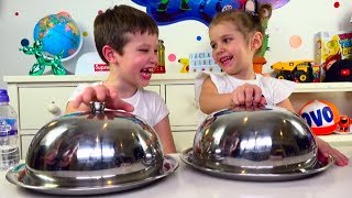 ЧЕЛЛЕНДЖ SQUISHY FOOD ПРОТИВ настоящая ЕДА / REAL FOOD vs squishy toys CHALLENGE!