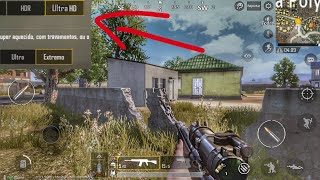 COMO JOGAR PUBG MOBILE NO ULTRA HD /HD/HDR - QUALQUER ANDROID
