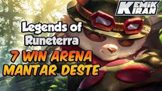 LoR | 7 WIN ÖĞRETİCİ ARENA (TEEMO DESTEYLE MANTARA BAĞLADIK) | Keşif Gezisi