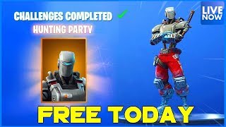 HUNTING PARTY UNLOCKED - 2197 WINS - FORTNITE BATTLE ROYALE - PS4 PRO