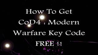 Get Call Of Duty 4 Modern warfare Free Key Code For Multiplayer