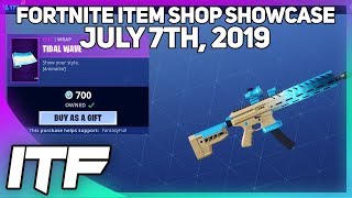 Fortnite Item Shop *NEW* ANIMATED TIDAL WAVE WRAP! [July 7th, 2019] (Fortnite Battle Royale)