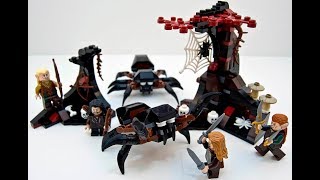 Обзор набора Lego Hobbit 79001 Escape From Mirkwood Spiders / Бегство от Гигантских Пауков