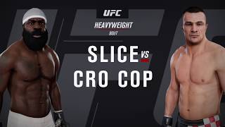 Kimbo Slice vs. Mirco Cro Cop (EA Sports UFC 3) - CPU vs. CPU