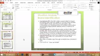 تطبيق عملي على خطة تسويقية متكاملة لشركة أوفر ماركت | AwfarMarket (Case-study) 2016 (OLD)