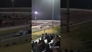 Dominion raceway 6/1/2019 Late model division race #2 multicar wreck