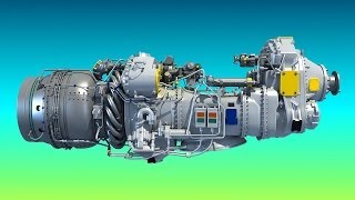 PW100 Turboprop 3D Engine Model