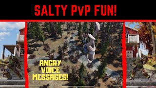 Fallout 76 PvP. Salty Player Sends Hilarious Voice Messages!!!