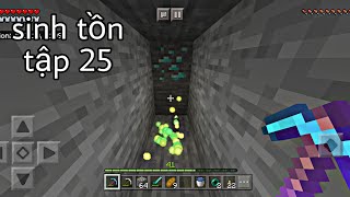 Sinh tồn minecraft Pe 1.14.2 | Tập 25 Đi Mine Tìm Kim Cương Cùng Những Người Bạn Trong Survival!!!