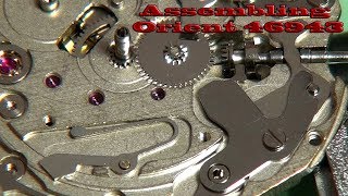 Orient 46943 - Assembling watch movement