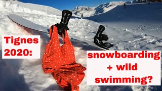 Can you wild swim in a ski resort? (Tignes 2020)