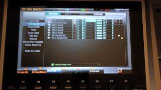 Fantom G Velocity Switching in Live Mode