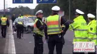 Auf der  A 559 gab es Heute Morgen einen schweren Unfall