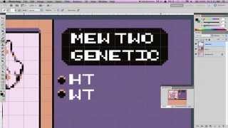 Pixel Art: Mewtwo pokedex Remake